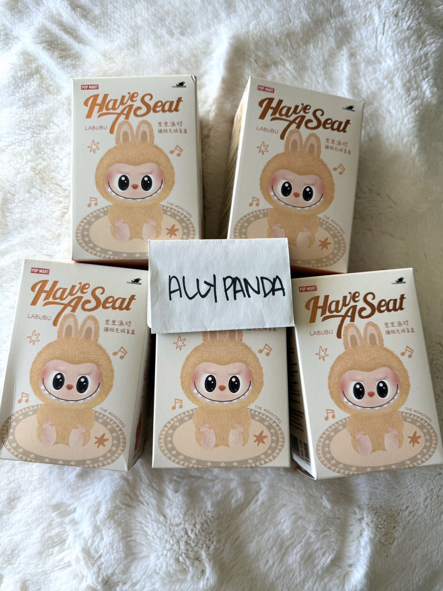 NEW/UNOPENED Labubu Have A Seat V2