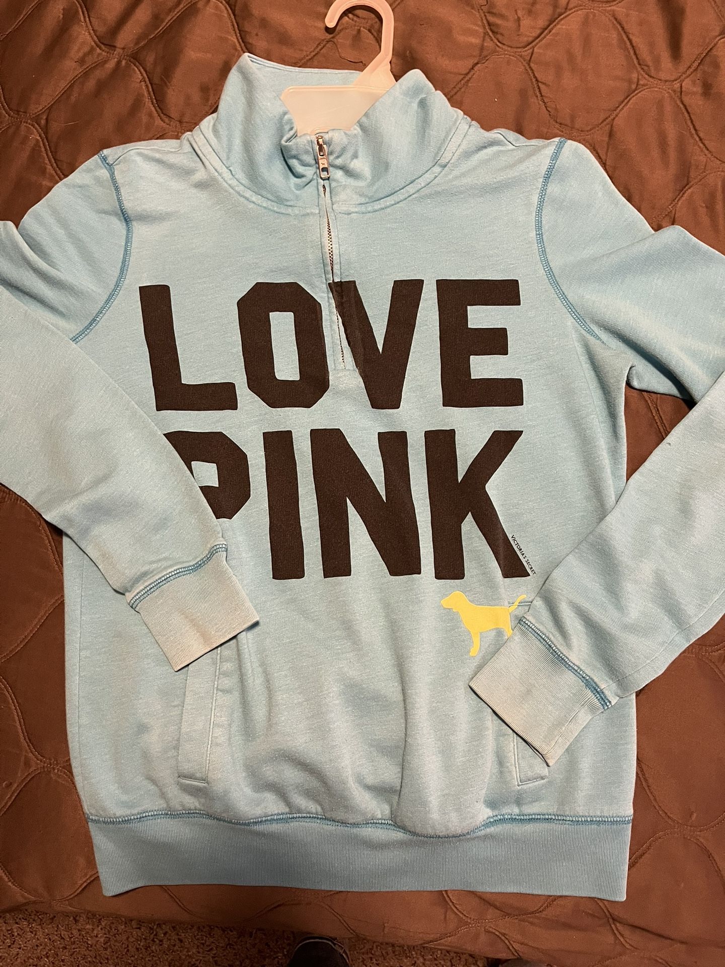 XS Quarter Zip PINK Jacket