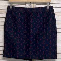 NWOT Tommy Hilfiger Anchor Pencil Shirt Women’s Size 2 PRICE FIRM