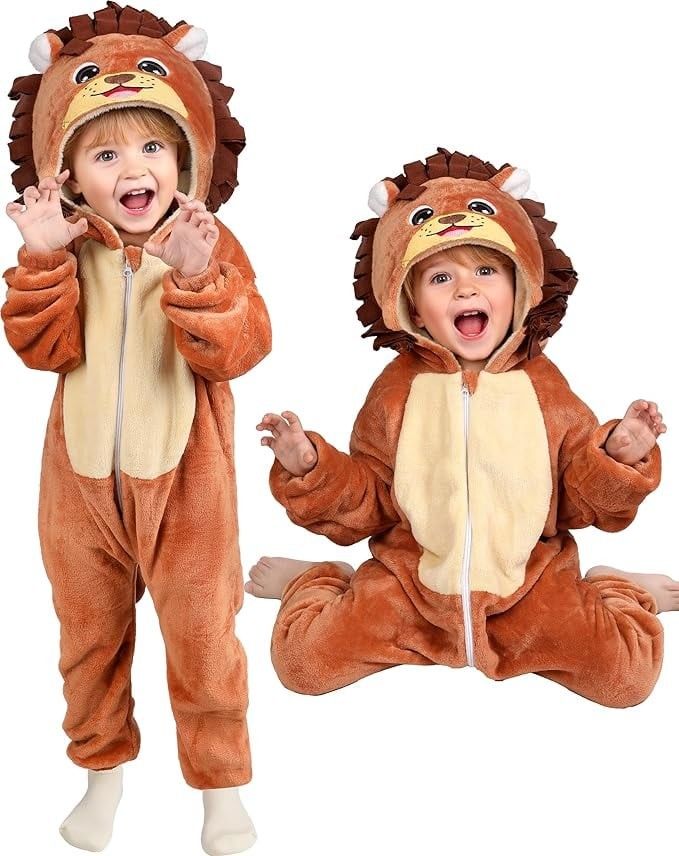 NEW - Toddler Lion Animal Costume Kid Dress Halloween Gift - 3 to 5 Years