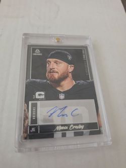 Max crosby auto card
