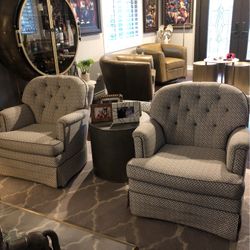 Both Swival Chairs