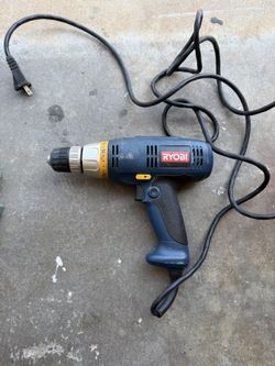 Ryobi 3/8” Corded Drill/Driver – Variable Speed, Keyless Chuck