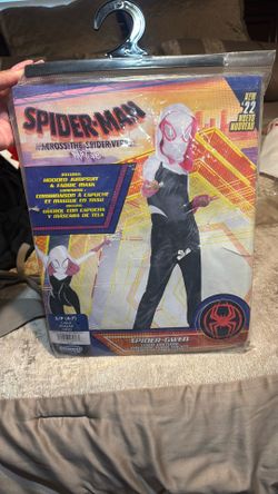 Girls Size Small Hooded Spider-Gwen 