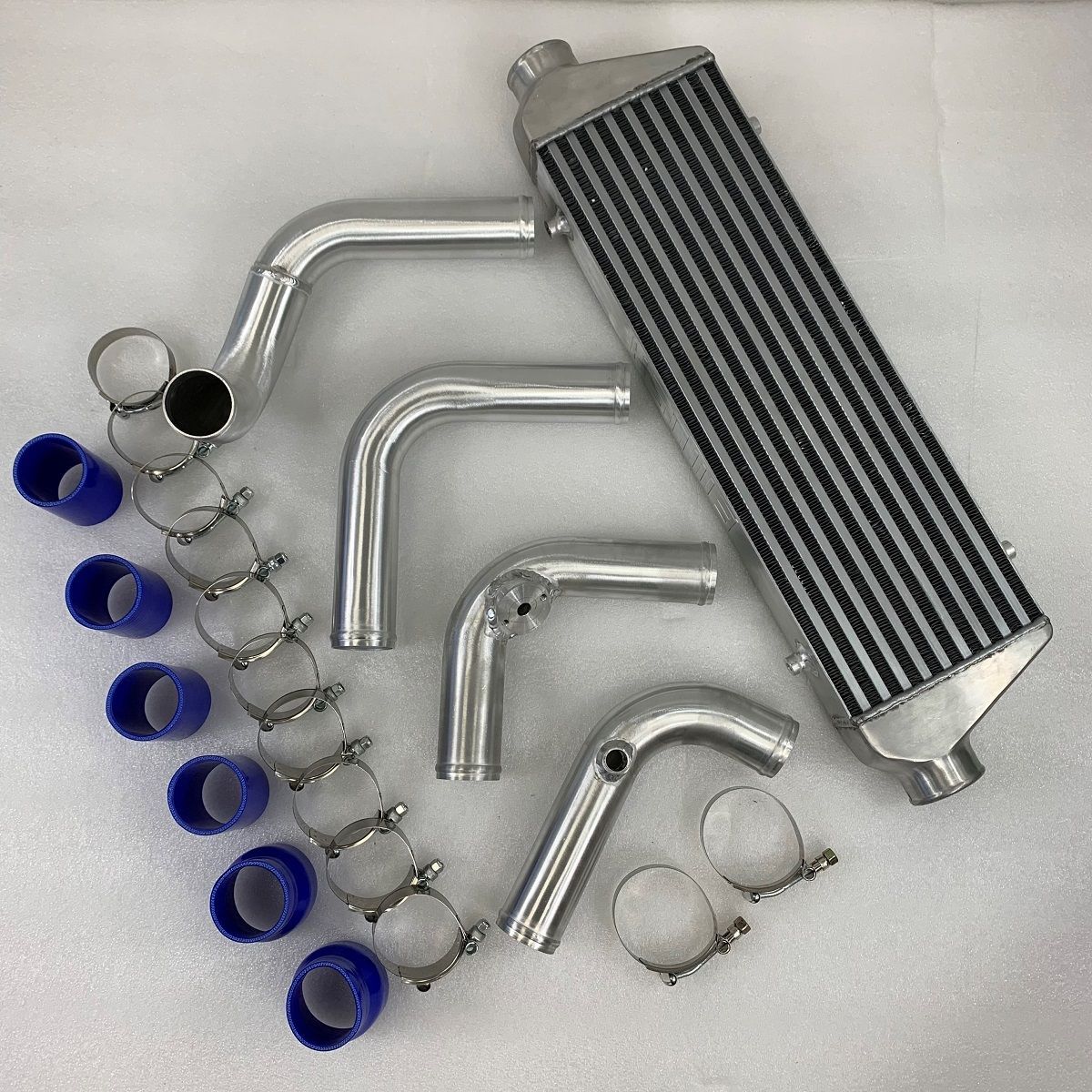 EMUSA Intercooler+ Piping+Silicone+Clamps COMBO fit 02 03 04 05 Audi A4 B6 1.8T(ICP VW KIT27+IC UN004