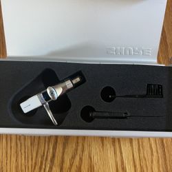 Shure WHLB White Label DJ cartridge and needle + metal case