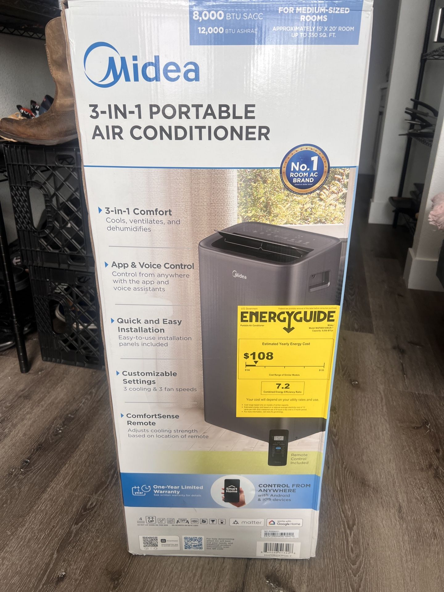 3-in-1 portable air conditioner