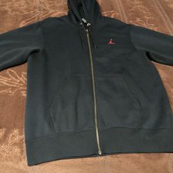 Jordan Mens Hoodie Black Medium Used Good Condition 