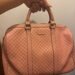 Gucci Leather Microguccissima Joy Boston Medium Bag
