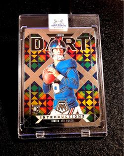 Jaxson Dart 2025 Mosaic Introductions Stained Glass NY GIANTS NFL