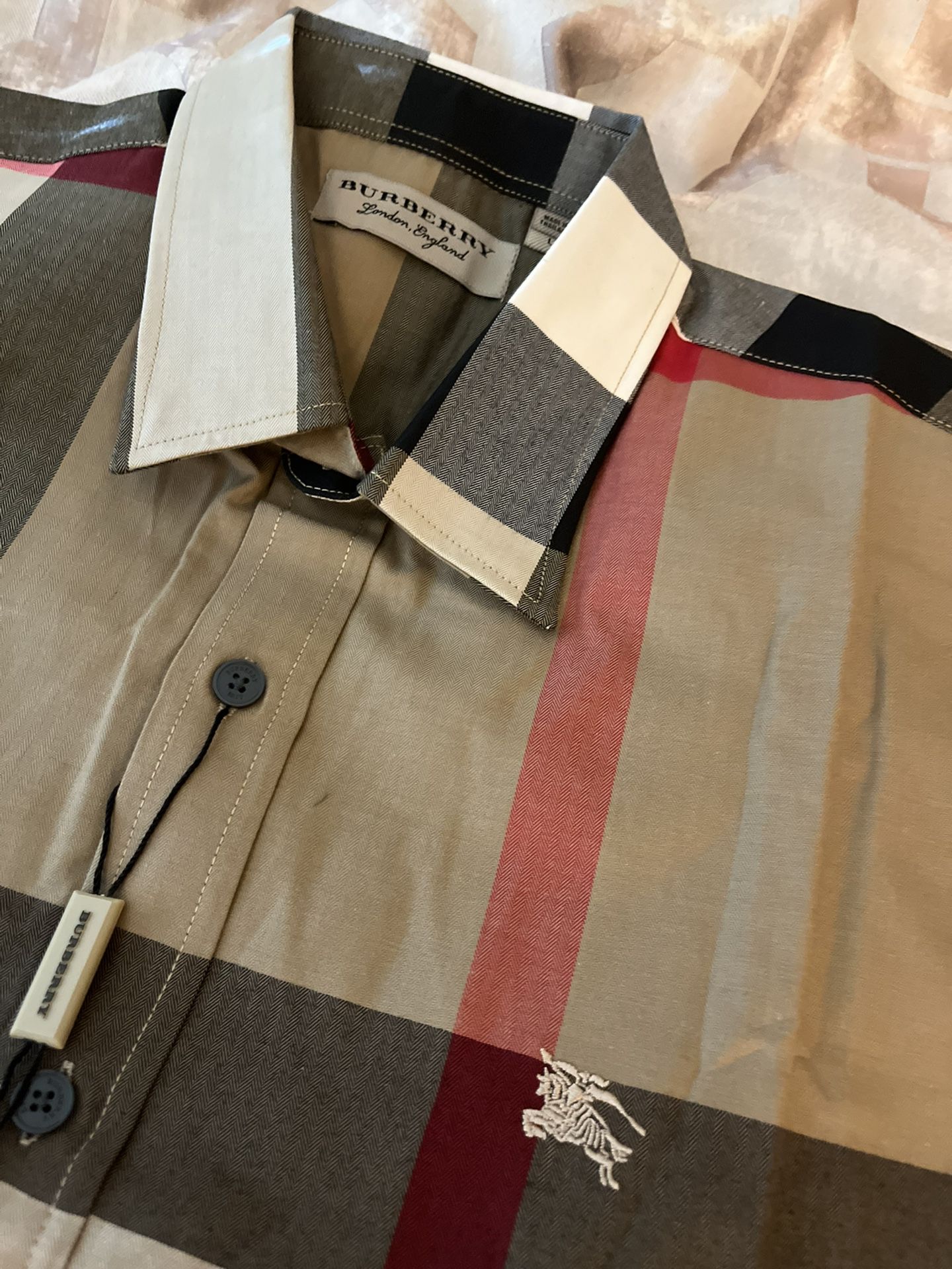 Burberry Button-up Shirt for Sale in Los Angeles, CA - OfferUp