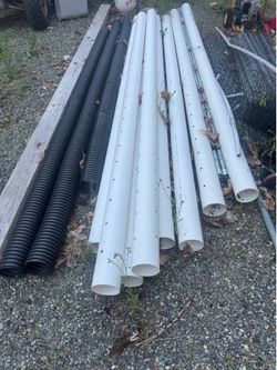 4”x10’ PVC Perf Pipe