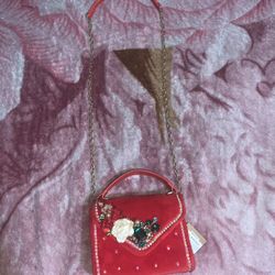 Red Cross Body Hand Bag
