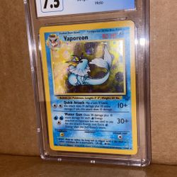 Pokémon Vaporeon Graded