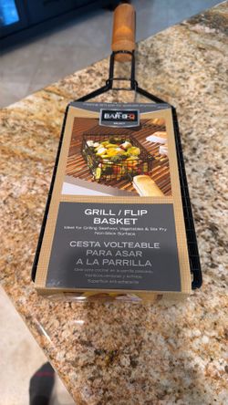 Mr. barbecue grill flip basket
