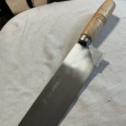 Kitchen Knife For Meat N Vegetable .forge Stainless    2 PCs .  Steel 