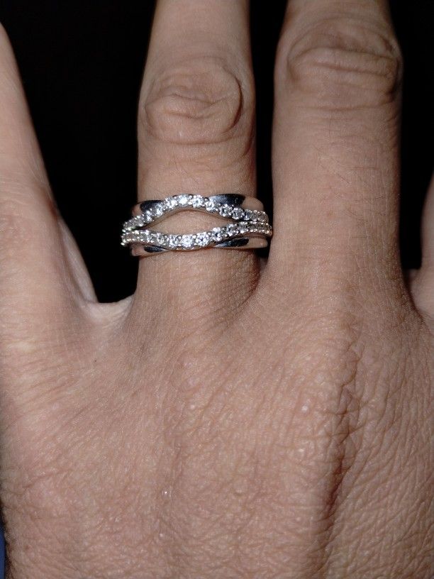 1/4 CT Total Weight Per Ring, White Gold, Size 7