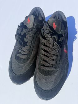 Polo Ralph Lauren Black Men’s Train 89 suede sneakers