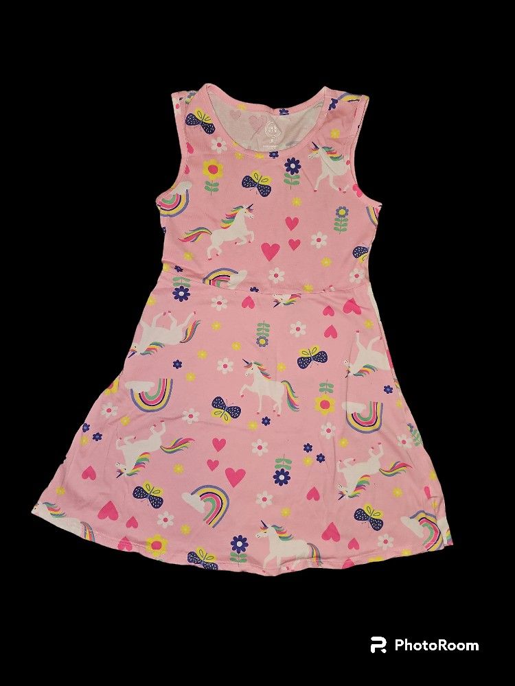 Nwot Girls Sleeveless Unicorn 🦄 Dress