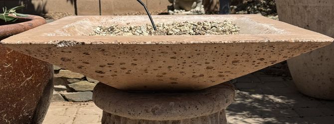 Large Heavy Concrete Planter / Pot