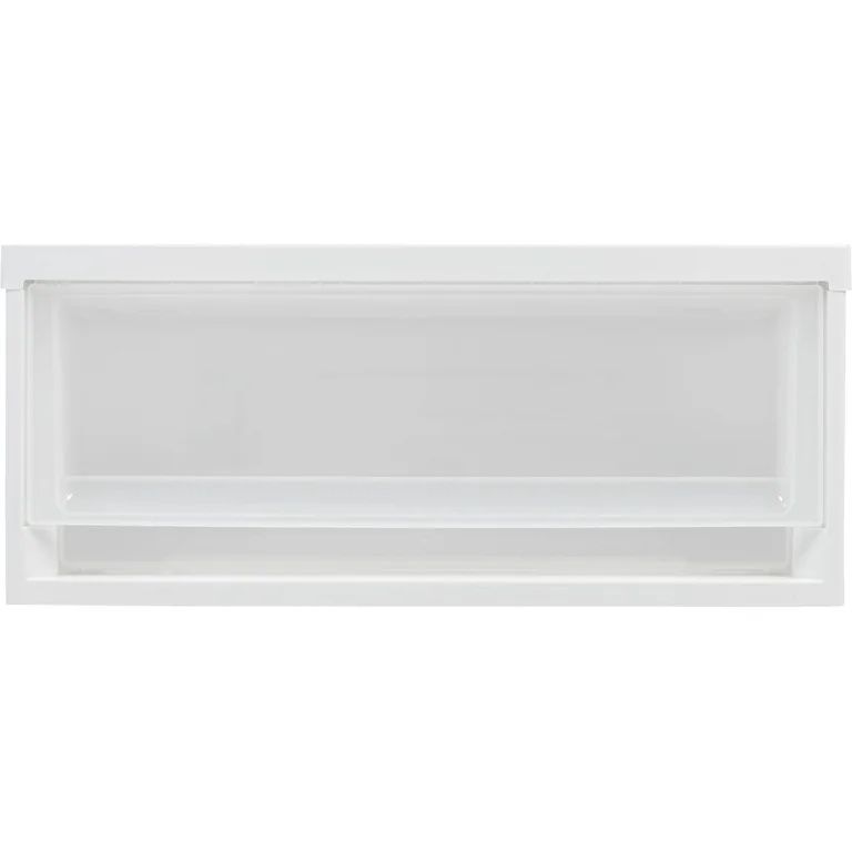 IRIS USA 22qt Large Plastic Clear Stackable Modular Shallow Storage Drawers Chest Box NEW (9 available)
