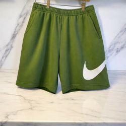 Nike Mens Sportswear Fleece Shorts Olive Green