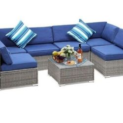 7-piece Patio Furniture Set Outdoor Patio Furniture Patio Sofa Set 🆕🚛🚎🆕