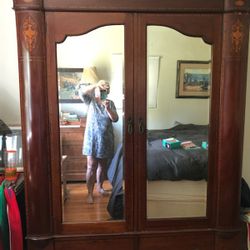 Antique Armoire Wardrobe 
