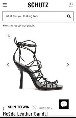 Schutz Brazilian Leather Sandals Size 8