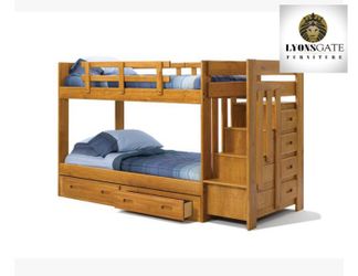 New Staircase Bunkbed! Bunkbeds here! Mattress and Boxspring bed set saves here