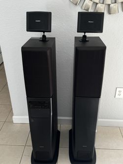 Sony POWERED Speakers SA-VA3 With Cable Tested Sound Great