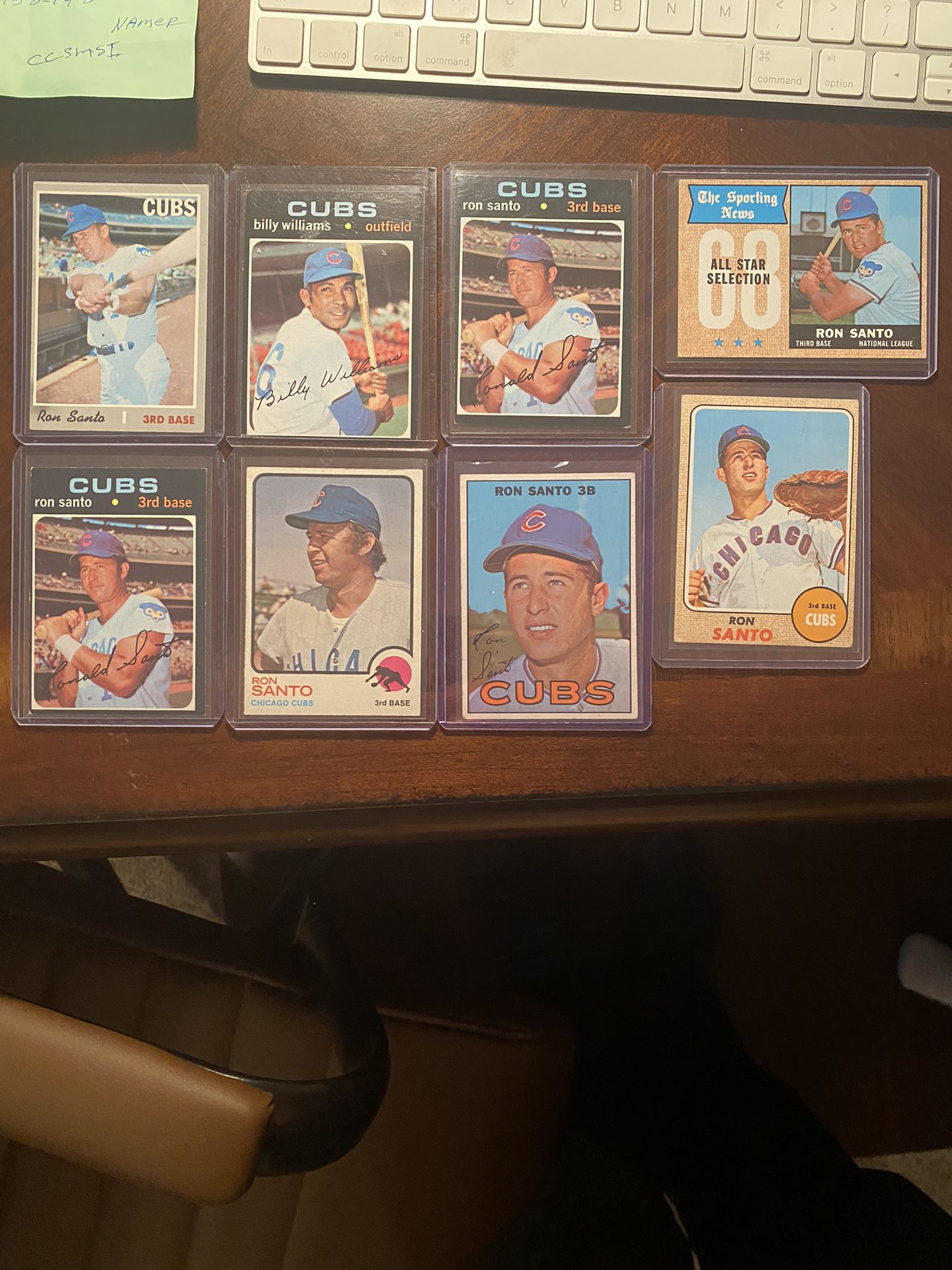 Ron Santo Vintage Baseball Card Lot ! 