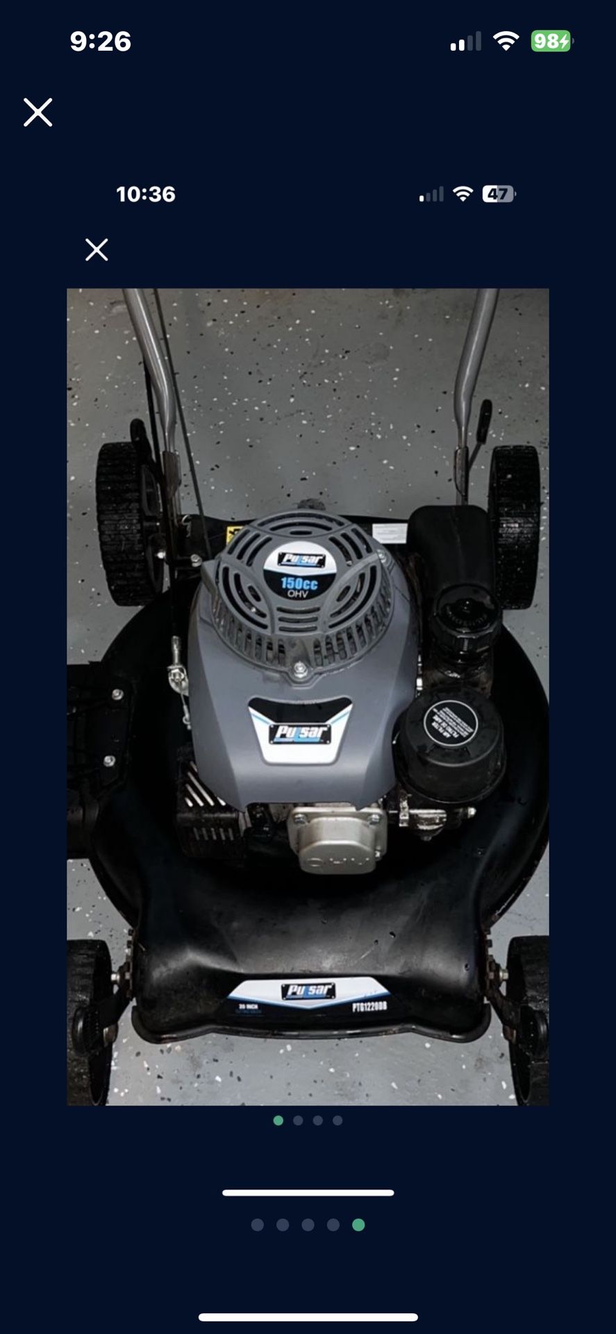 170 cc Pulsar Mulching Mower