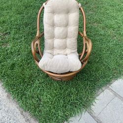 Rattan Swivel And Rocking Chair
