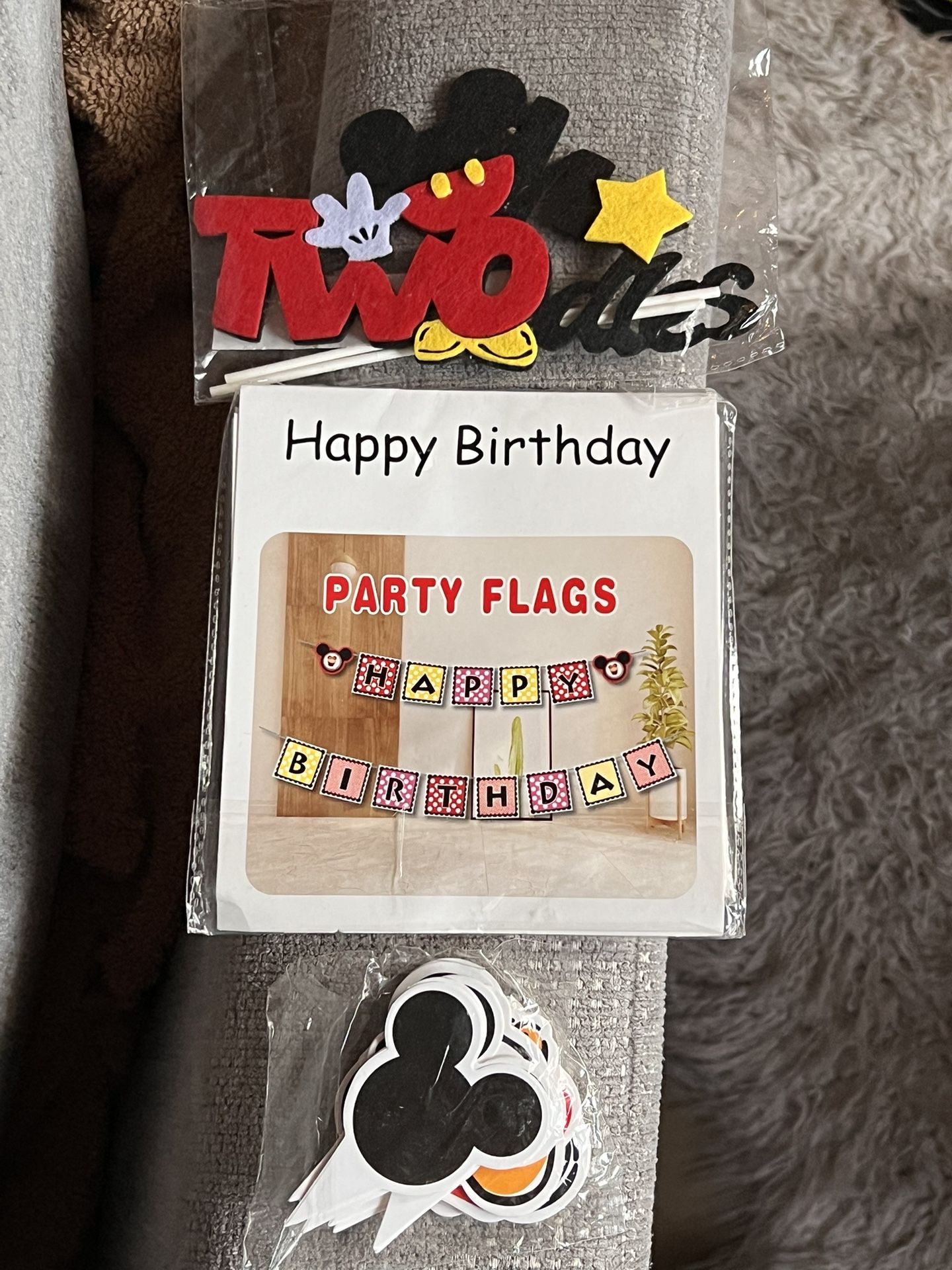 Mickey Mouse, Happy Birthday Decorations