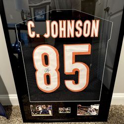 Chad Ocho Cinco Johnson Autographed jersey 