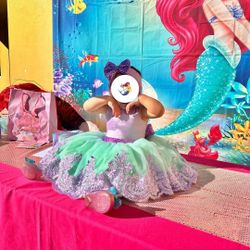 Little Mermaid Dress Size 2