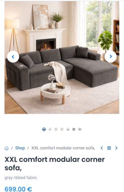Memory foam sofa