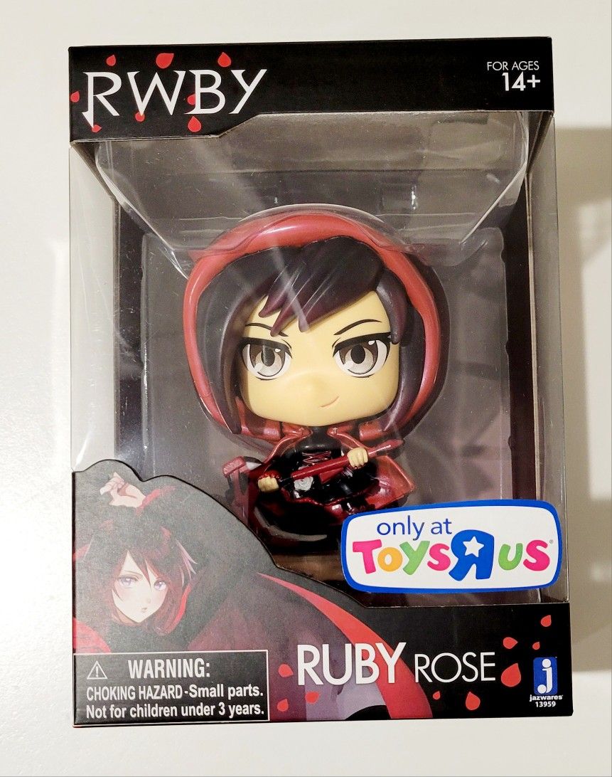 TOYS R US Exclusive RWBY RUBY ROSE 3.75 inch Action Figure 2017