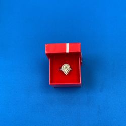 Tear Drop Diamond Cluster Ring
