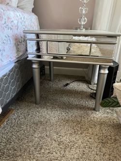 Mirrored Nightstand – 2 Available