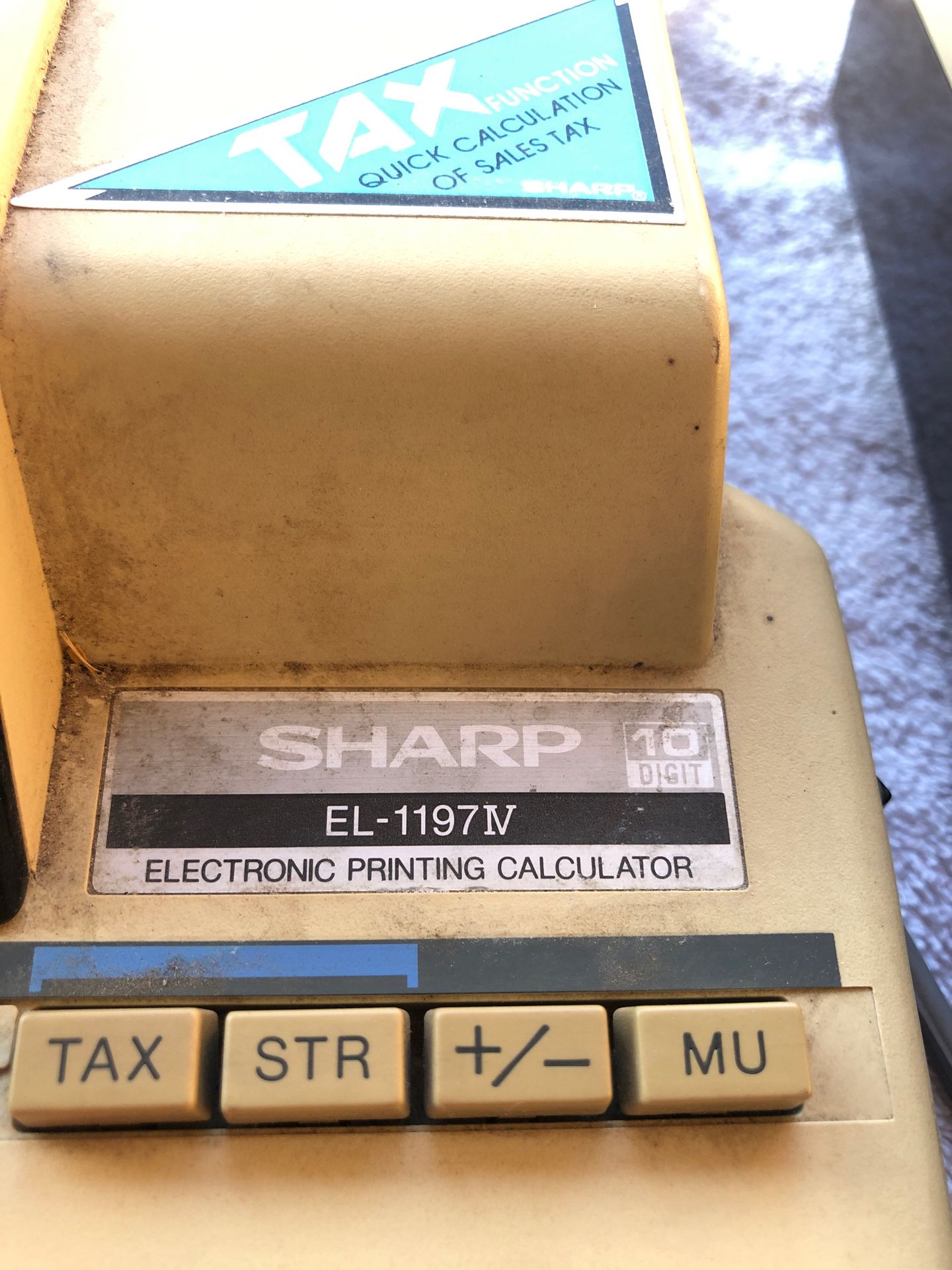 Electronic printing calculator