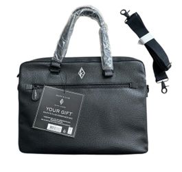 Ralph Lauren Ralph’s Club Black Briefcase Messenger Bag Laptop Case