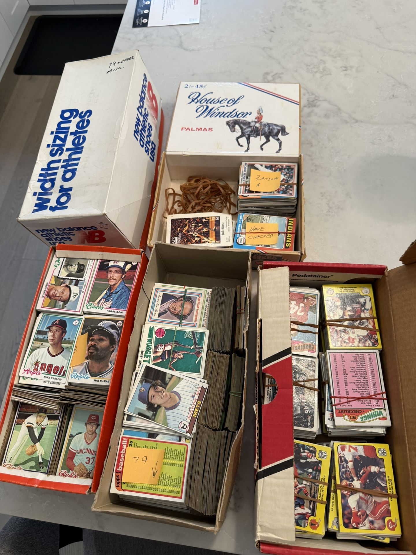 Late ‘70s Baseball, Football, And Basketball Trading Cards!