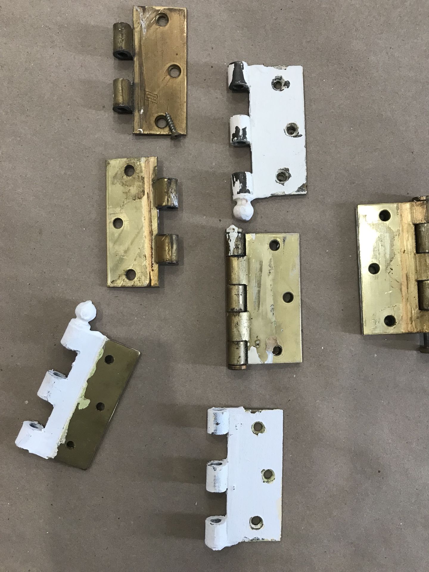 Used door hinges
