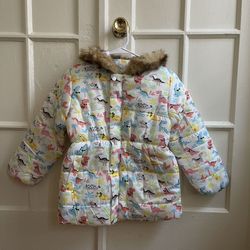 Girls' Winter Hooded Down Jacket