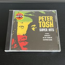 Peter Tosh Super Hits CD Album 2001 Columbia Legacy CK 85344 Hype Sticker