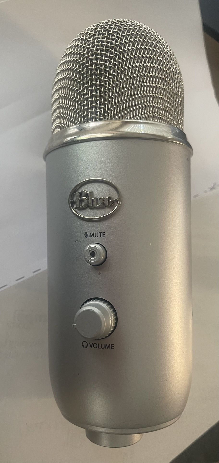 Blue Microphones Yeti Silver USB
