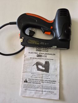 Chicago Tools electric stapler/nailer $5