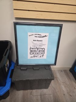 24inx24in Dumbo Technicolor Wall Art
